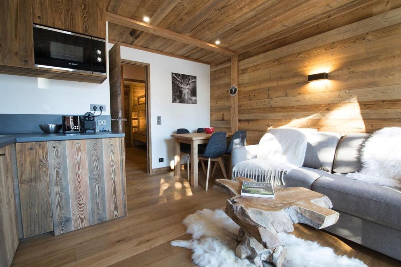 Les Brigues - Appartement Avec Vue Sur La Montagne Et Acces Aux Pistes Courchevel Eksteriør bilde